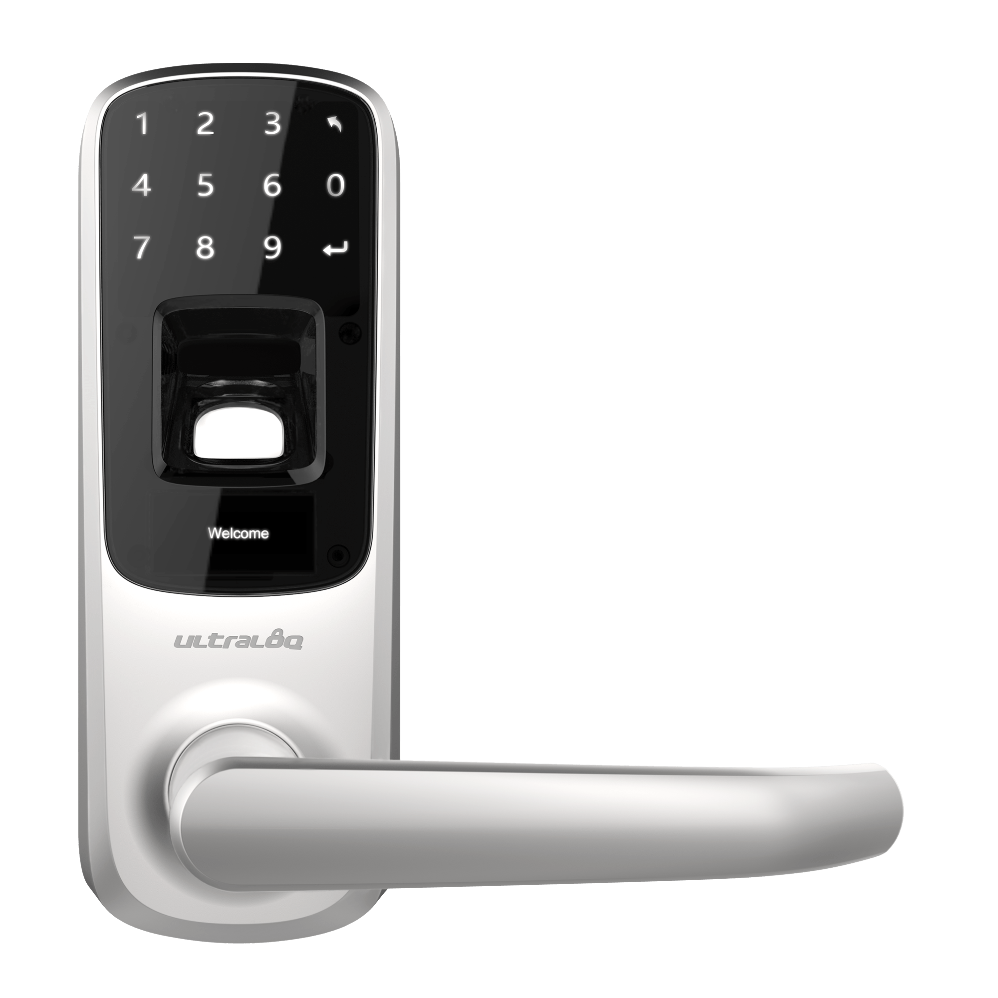 Ultraloq UL3 BT (2nd Gen) Bluetooth Enabled Fingerprint and Touchscreen Smart Lever Lock | Remote Pro